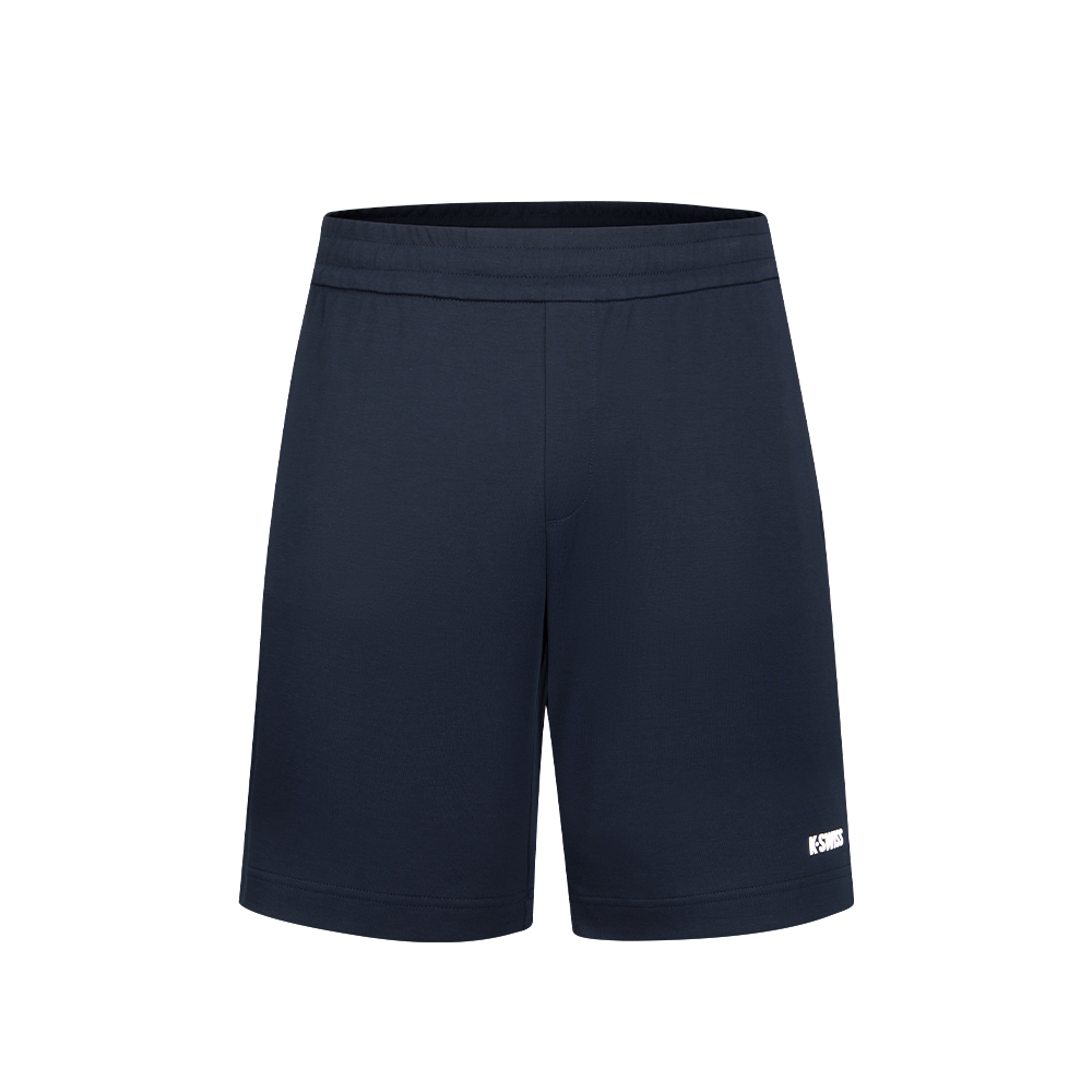 K-SWISS 針織短褲 SHORTSKC7522MCPS04 休閒 男褲 深靛蓝色 1011629-401