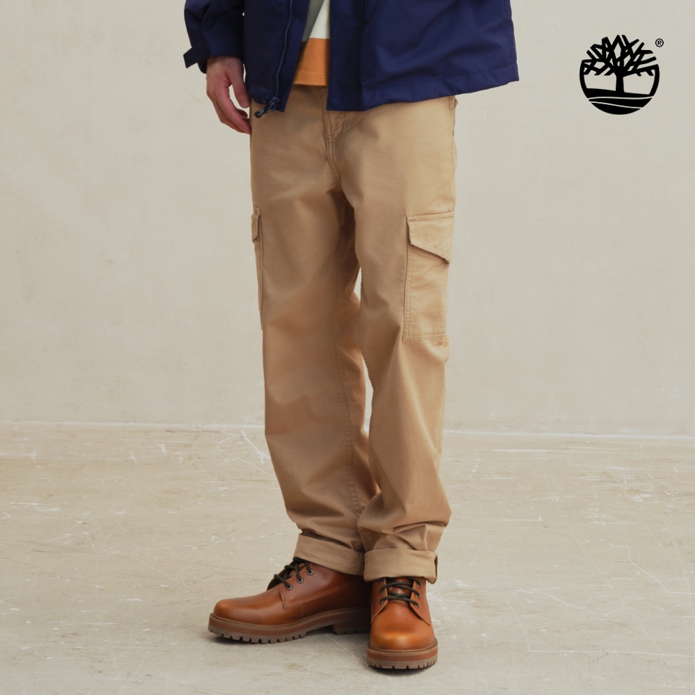 Timberland 男款淺褐色工裝長褲|0YHTJDF0