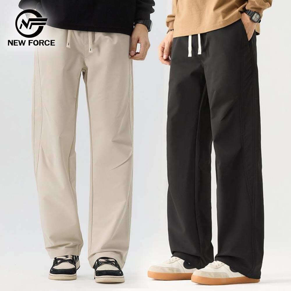 NEW FORCE 抽繩工裝百搭休閒男長褲
