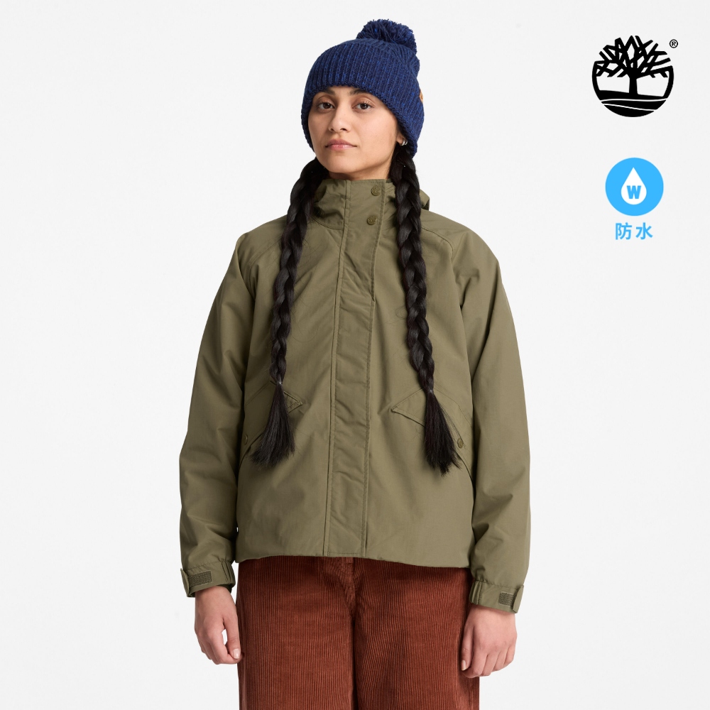 Timberland 女款褐綠色三合一防水外套|0YHCKAIE
