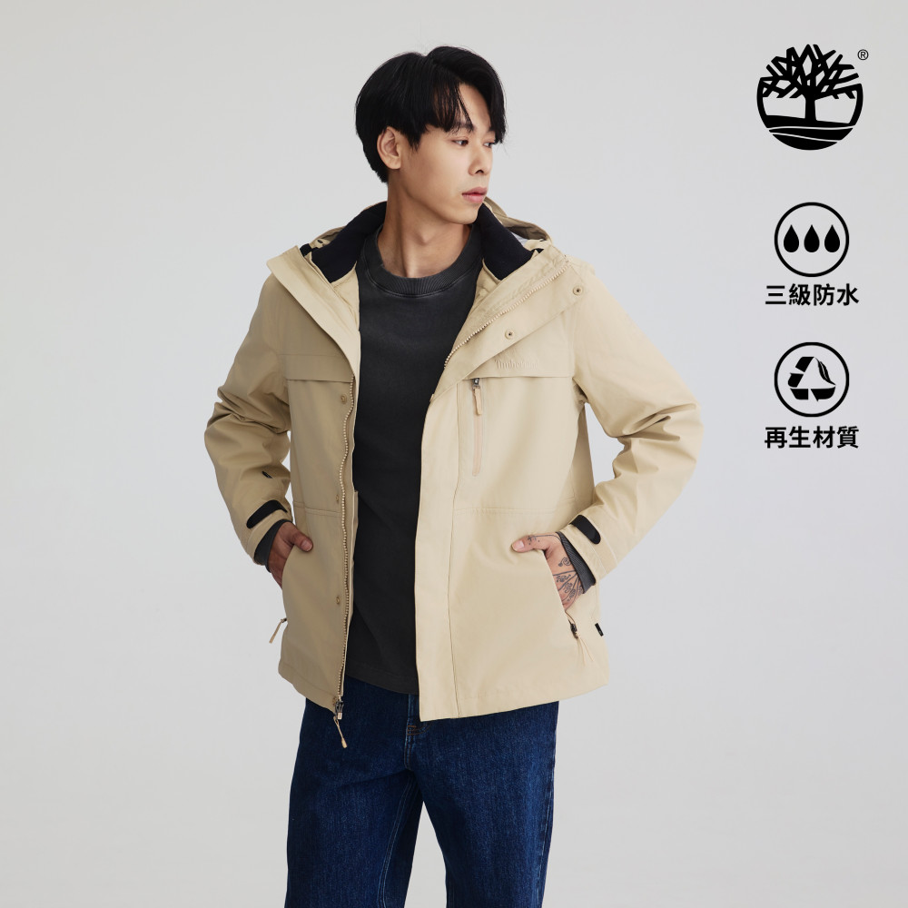 Timberland 男款米色Benton防水三合一外套|A2M6XY94
