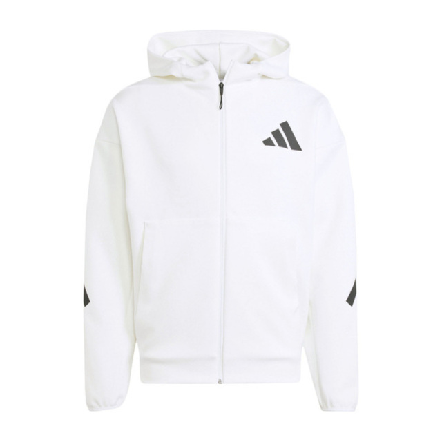 adidas 愛迪達 Adidas M Z.N.E. FZ JF2443 男 連帽 外套 運動 訓練 休閒 舒適 愛迪達 白