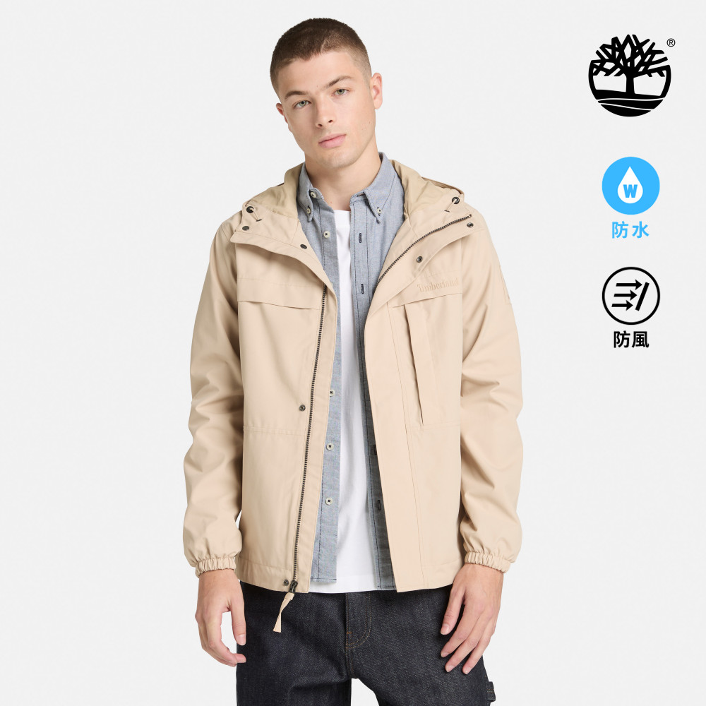 Timberland 男款米色Benton防水外套|A695WY94