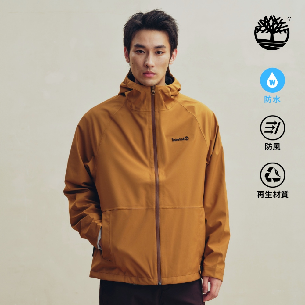 Timberland 男款深小麥色寬版防水外套|A27SPEH2