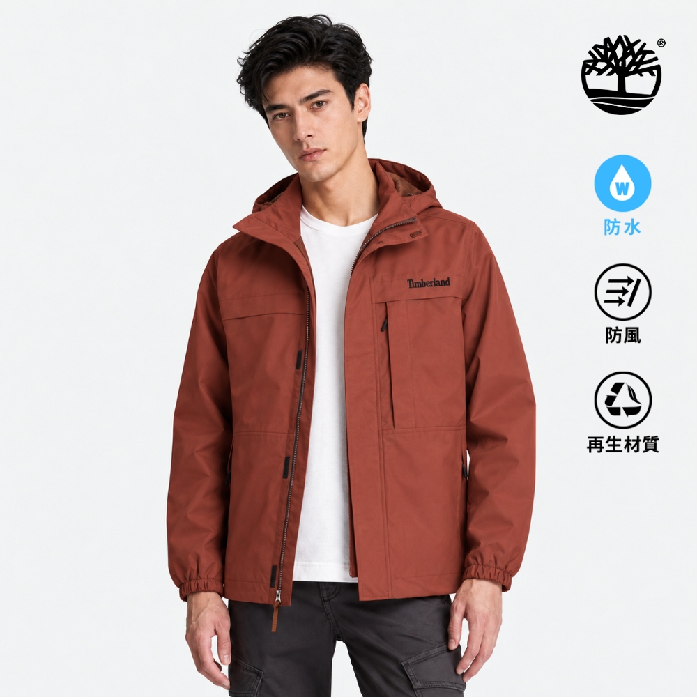 Timberland 男款灰褐色Benton防水外套|A695WAIM