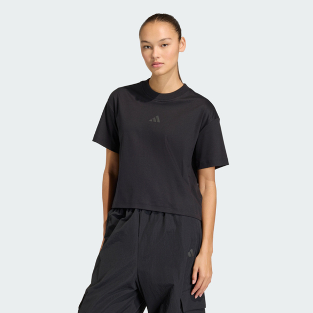 adidas 愛迪達 Adidas 愛迪達 W Ct Upf Tee JZ6945 女 T恤 運動上衣 休閒短袖 黑 亞版