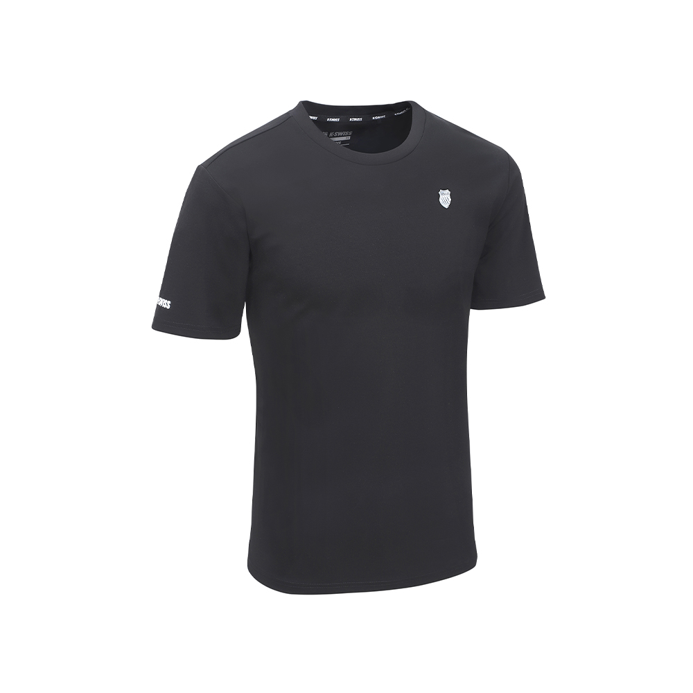 K-SWISS 短袖T恤 26SS TEE 7 W 短上衣 女短袖上衣 黑色 1913704-008