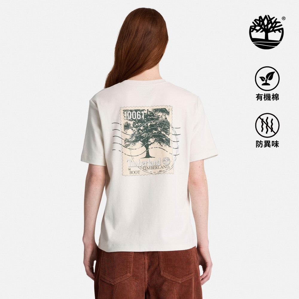 Timberland 女款白色TimberFresh TM科技短袖T恤|0YH5JCM9