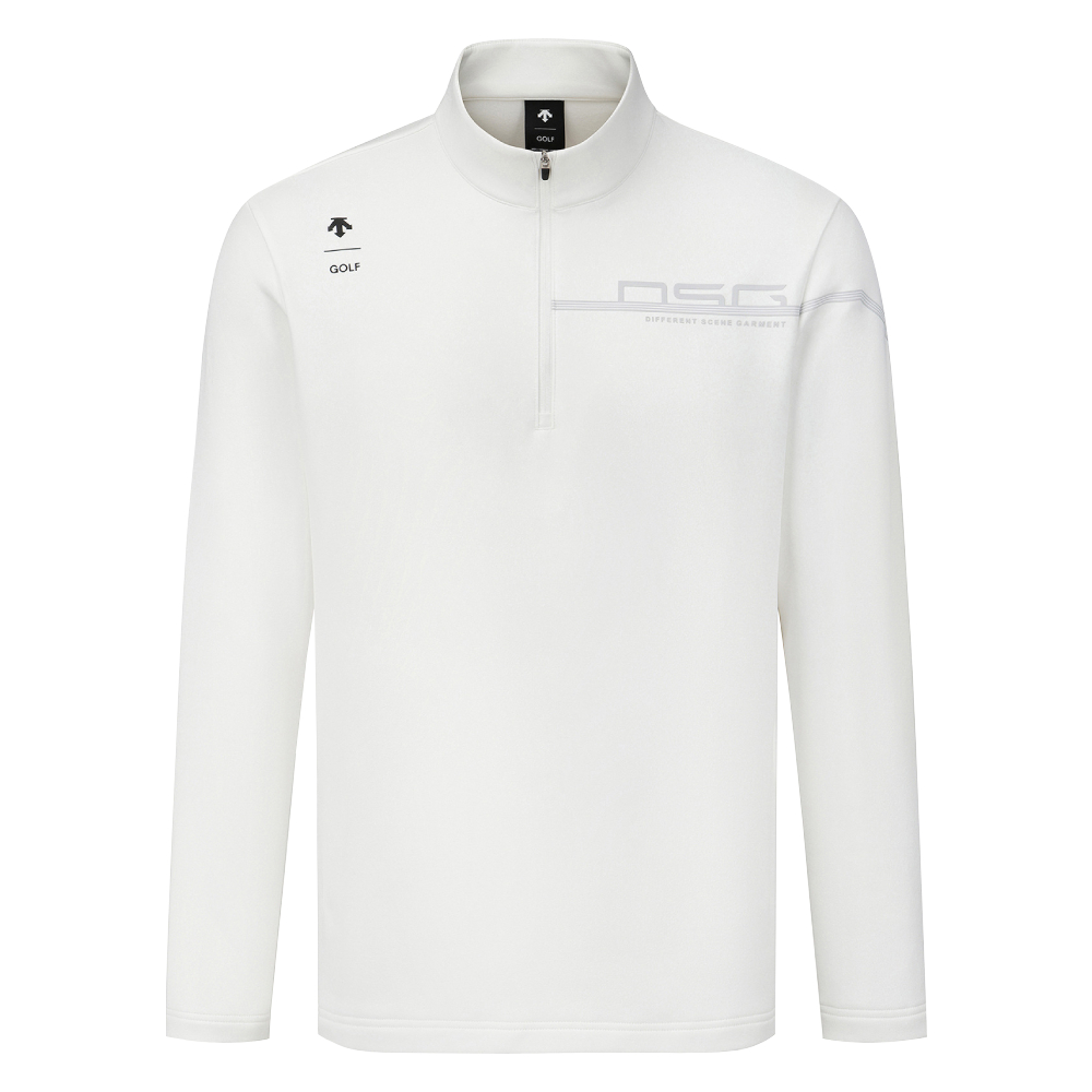 DESCENTE GOLF 迪桑特 HALF ZIP-UP LONG-SLEEVED T-SHIRT 男士 半開衫高領上衣