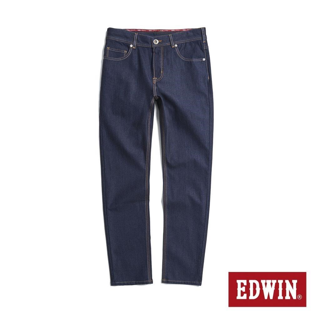 EDWIN 男裝 JERSEYS迦績 經典斜紋修身丹寧直筒迦績褲 (原藍色)