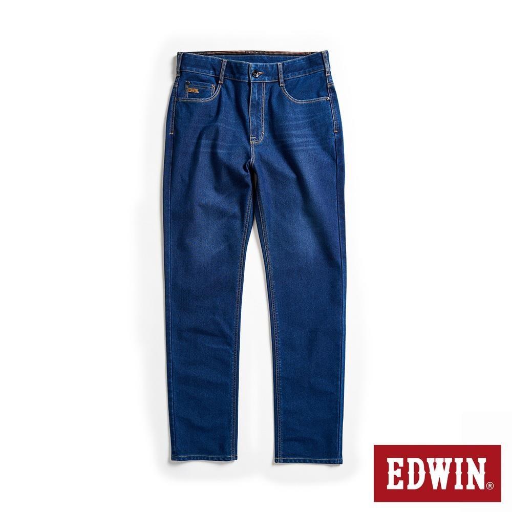 EDWIN 男裝 JERSEYS 冰河玉永久涼感丹寧直筒迦績褲 (中古藍)
