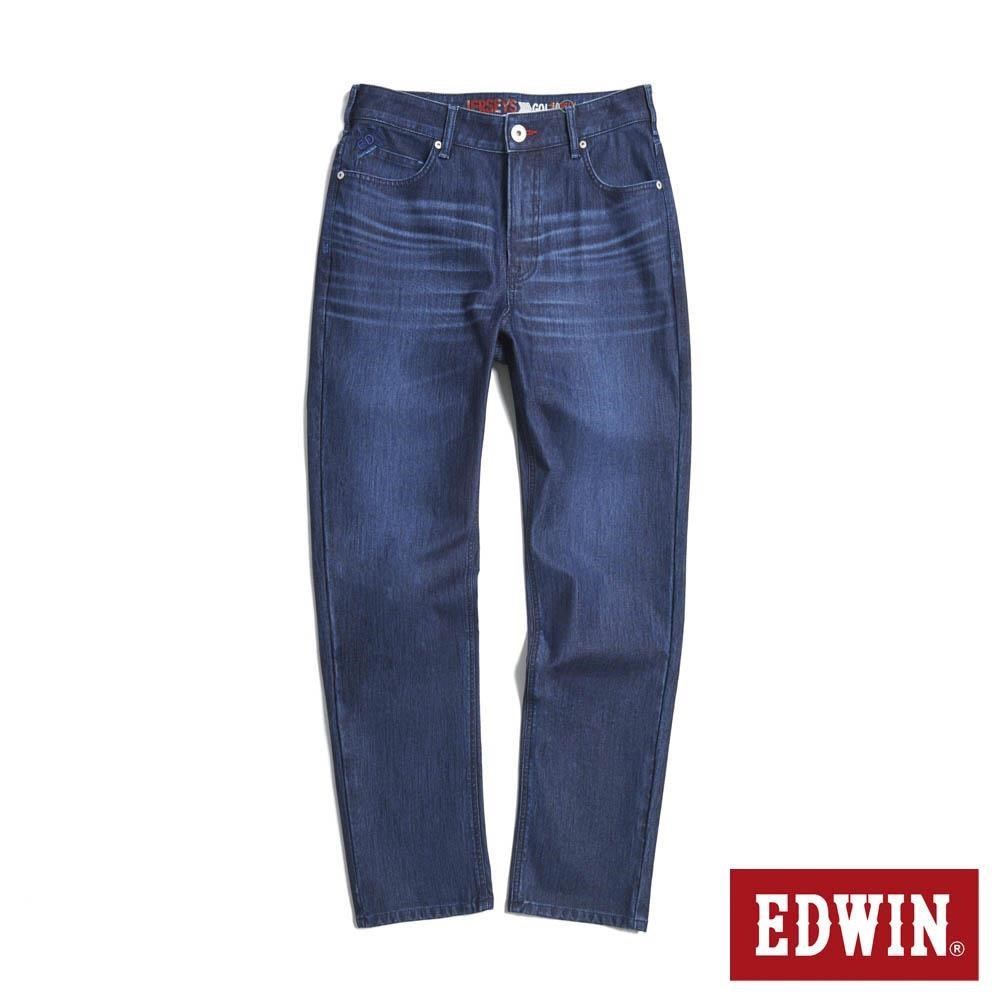 EDWIN 男裝 JERSEYS 舒適丹寧直筒迦績褲 (原藍磨)