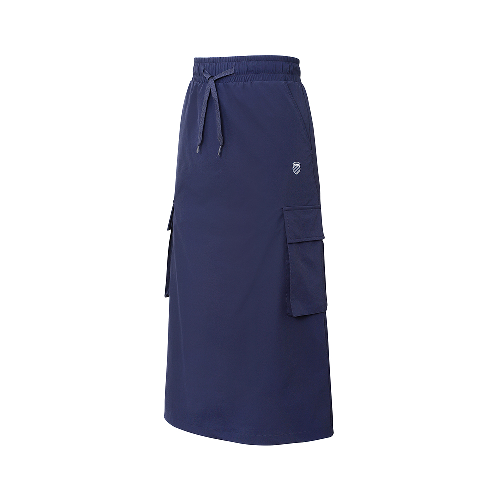 K-SWISS 休閒半身裙 26SS SKIRT 1 W 長裙 女裙子 藍色 1913702-409