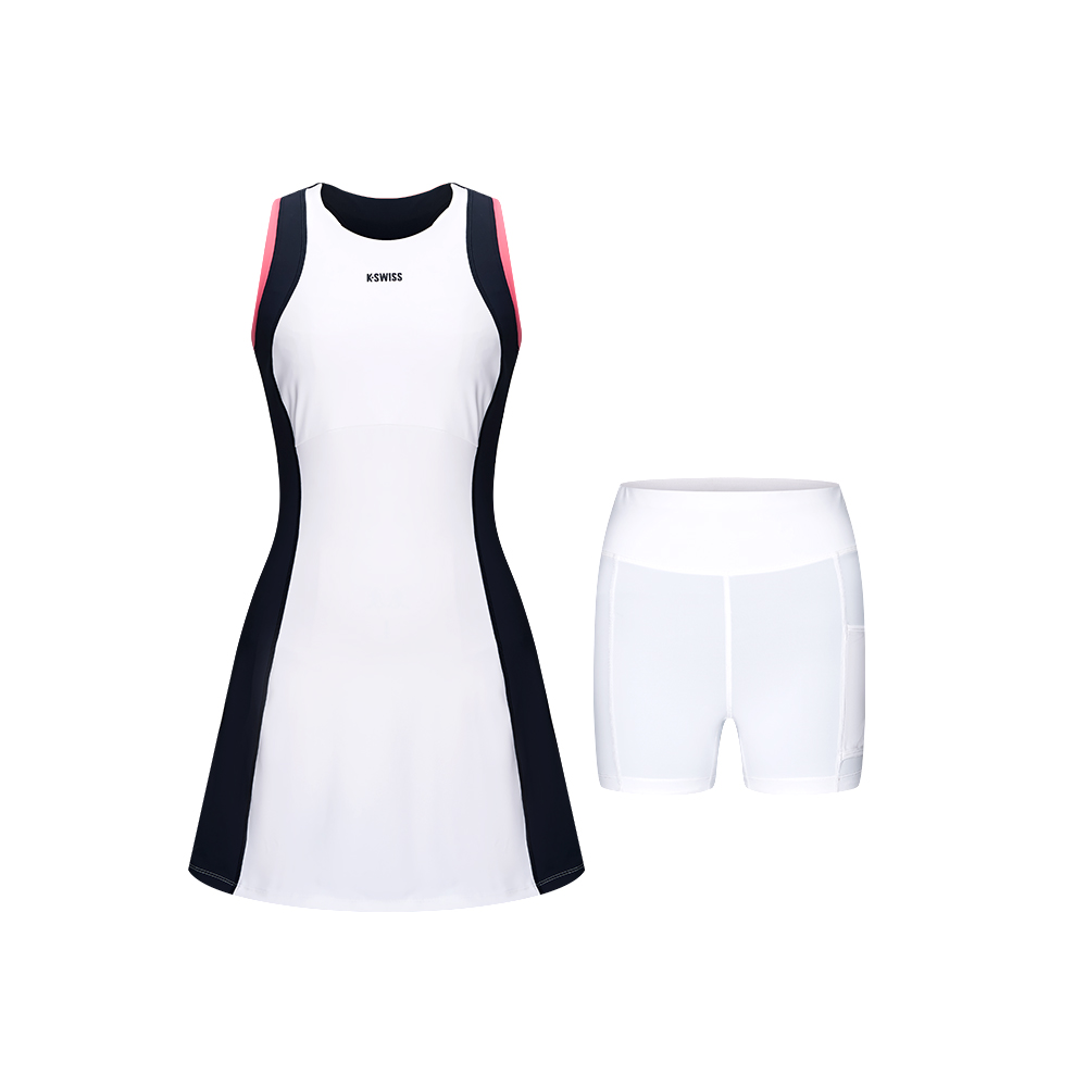 K-SWISS 網球連身裙 One Piece 休閒 女裙子 白色 1913254-101