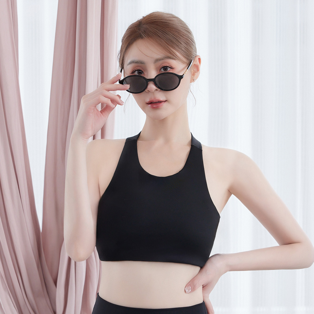 EASY SHOP RUN-動感美型美背BRA TOP-經典黑