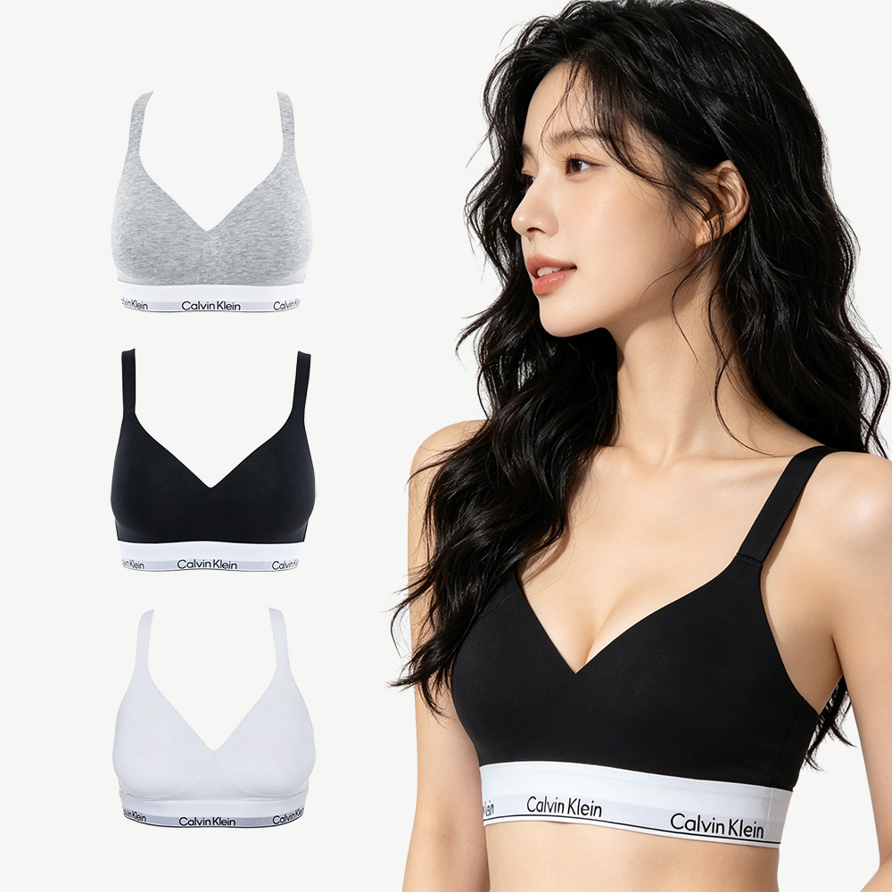 Calvin Klein CK Icon Cotton 提托型內衣 無鋼圈內衣 胸罩 女生內著 莫代爾棉 集中托高