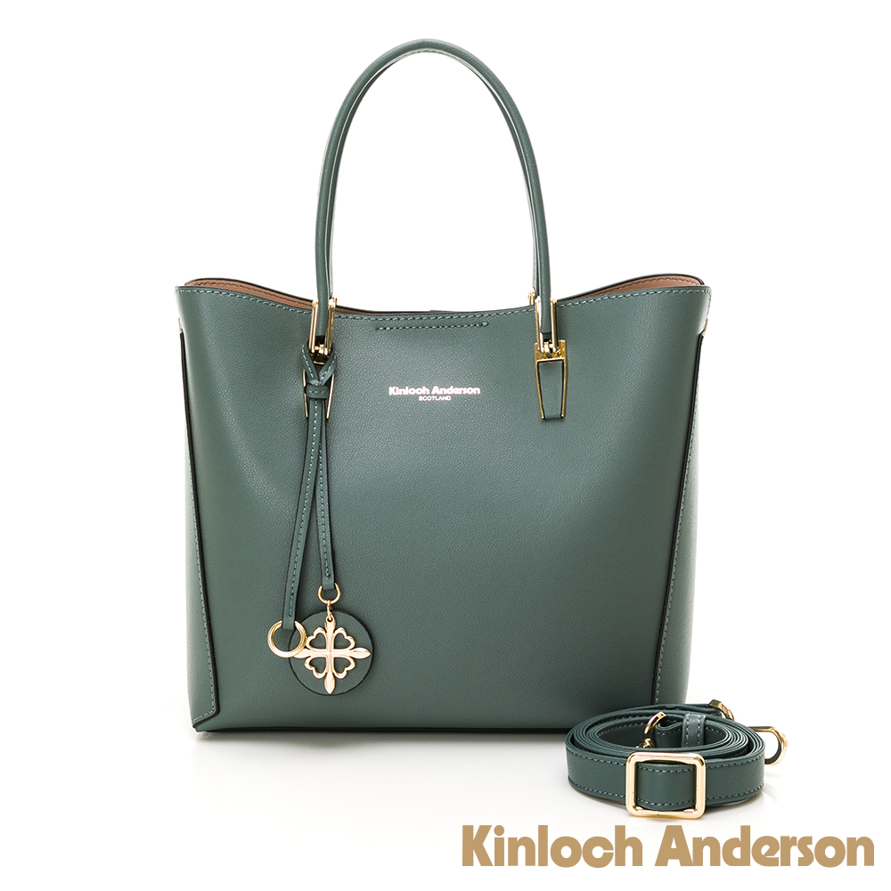 Kinloch anderson 金安德森 Camille 知性托特包-深湖綠