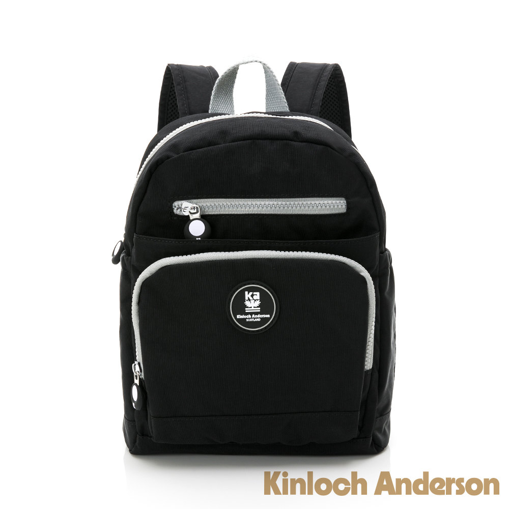 Kinloch anderson 金安德森 迷霧森林 多功能隔層小款後背包-黑色