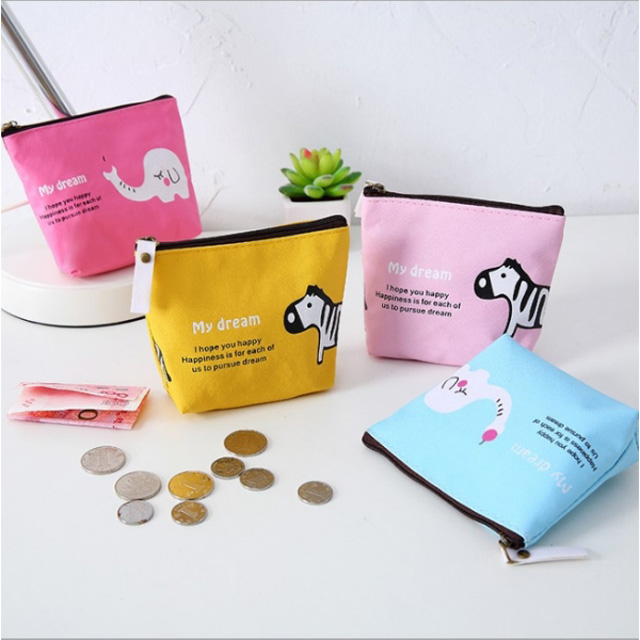 韓國可愛動物樂園創意簡約男女學生零錢包卡通動物硬幣包2入- PChome 24h購物