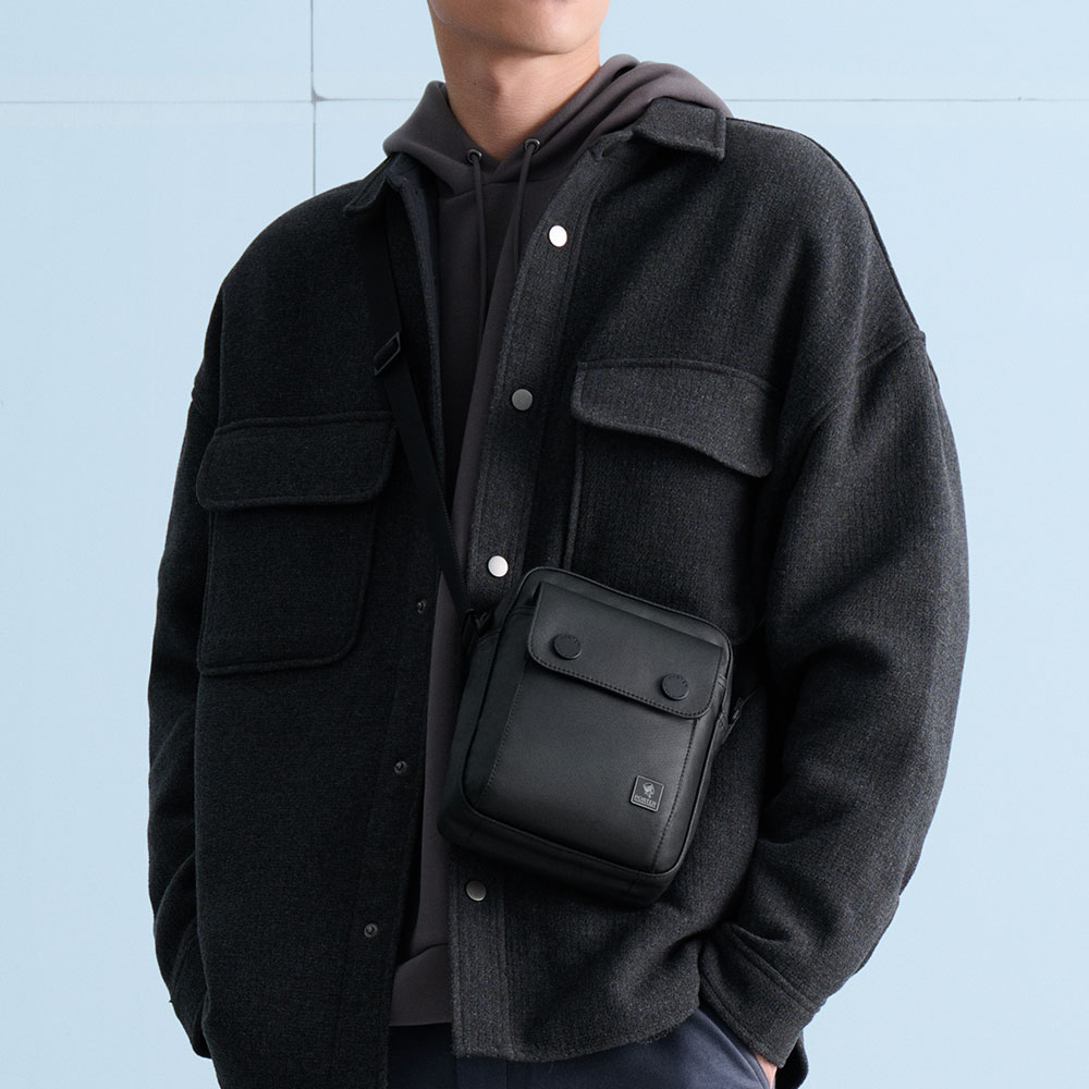 PORTER INTERNATIONAL 沉著型格 HARDY系列 斜背包(黑色)（其他規格）