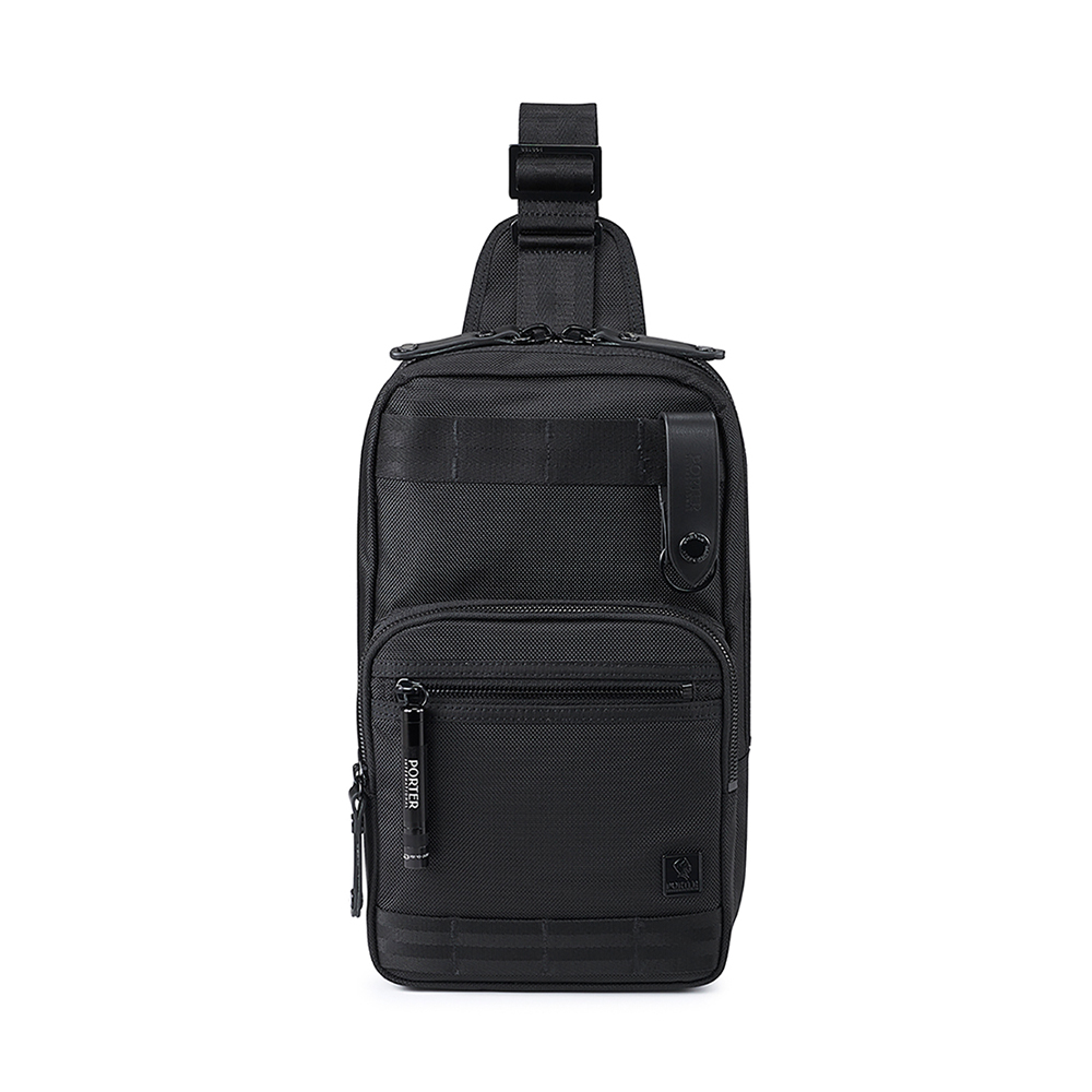PORTER INTERNATIONAL 自信經典 NEW HEAT系列  單肩包 (黑色)