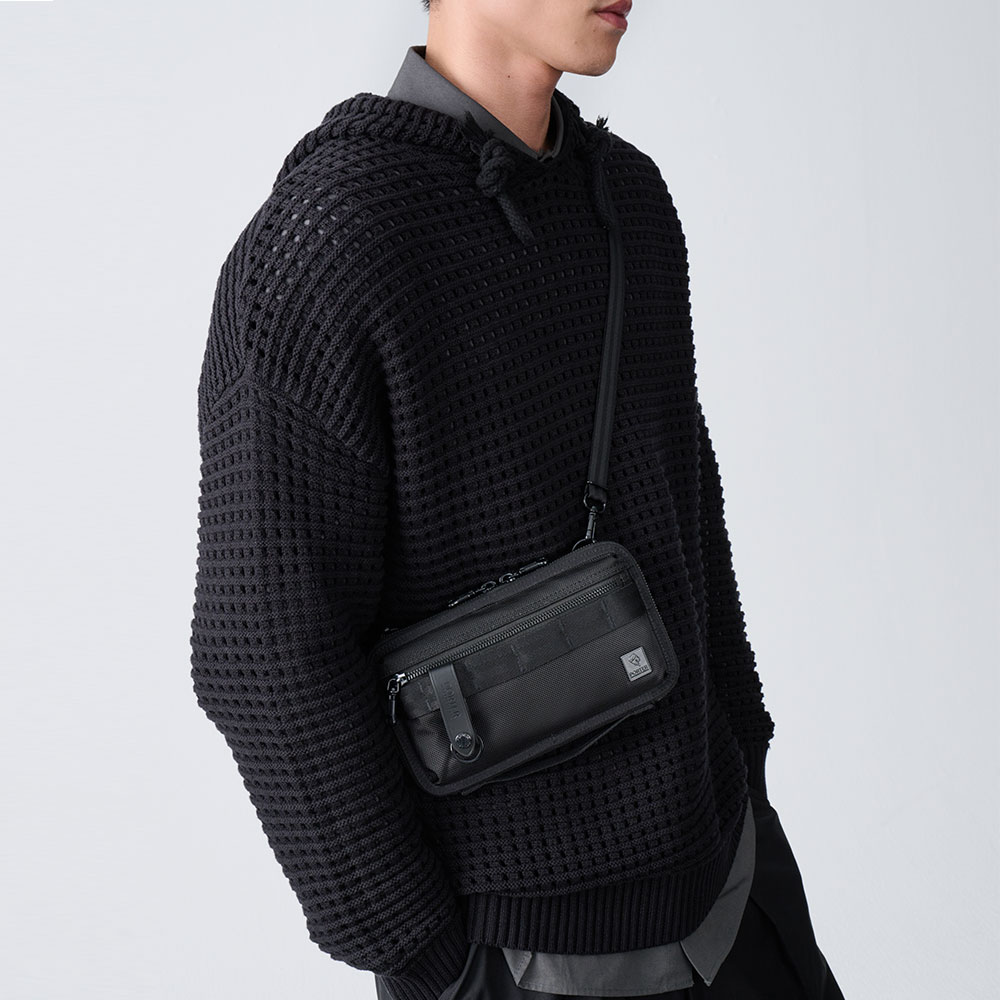PORTER INTERNATIONAL 自信經典 NEW HEAT系列 斜背包 (黑色)(其他規格)
