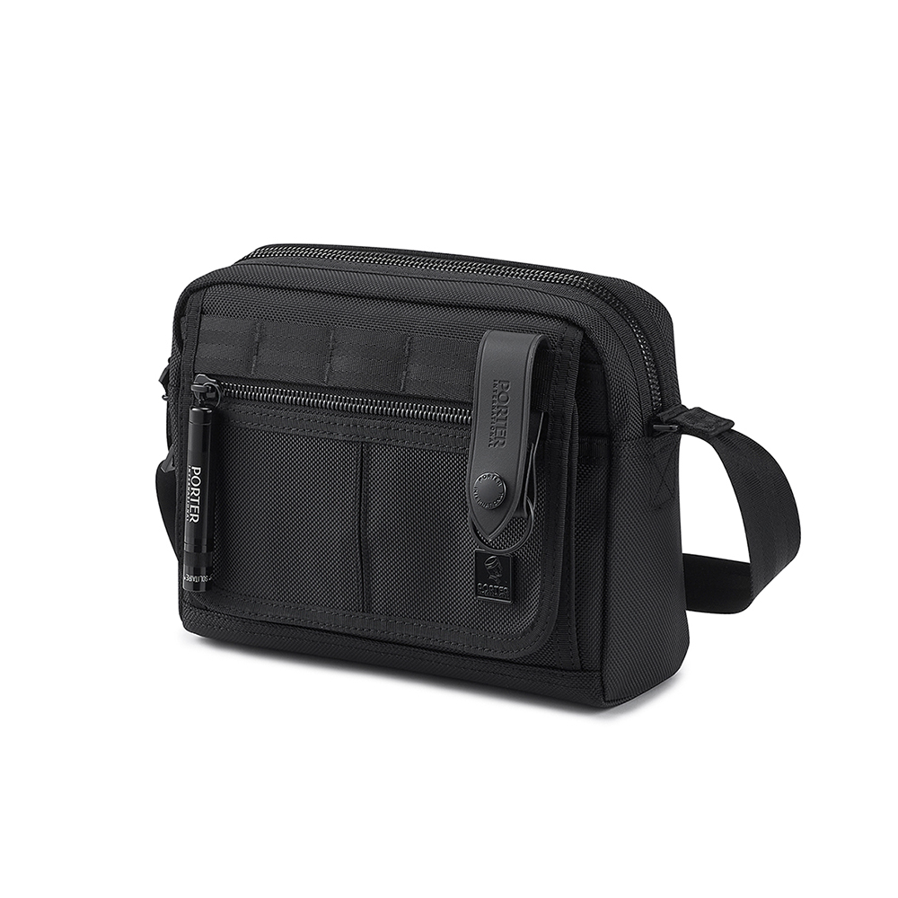 PORTER INTERNATIONAL 自信經典 NEW HEAT系列 斜背包(黑色)(其他規格)