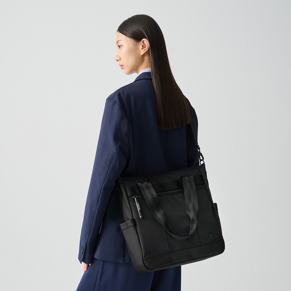PORTER INTERNATIONAL 自信經典 NEW HEAT系列 托特包 (黑色)