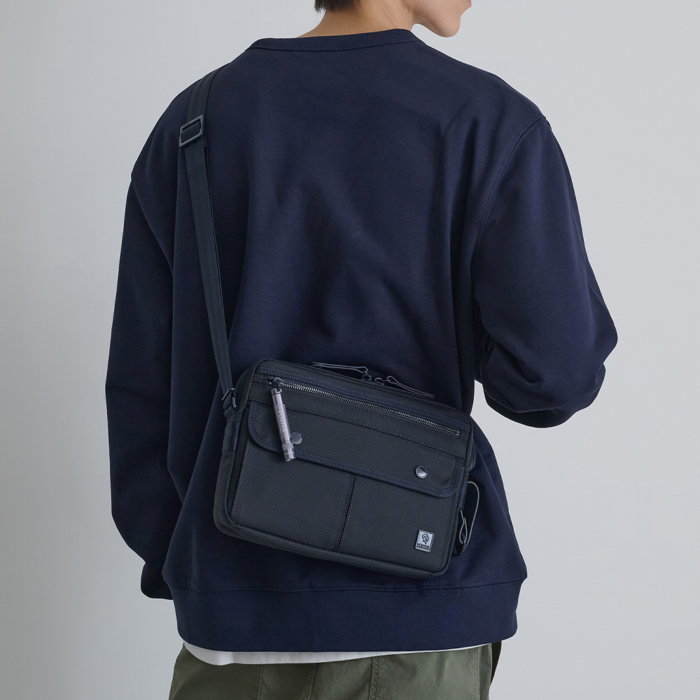 PORTER INTERNATIONAL 自信經典 NEW HEAT系列 斜背包 (深藍)(其他規格)