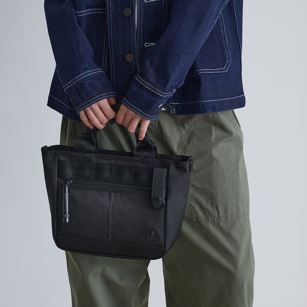 PORTER INTERNATIONAL 自信經典 NEW HEAT系列 手提包_M (黑色)