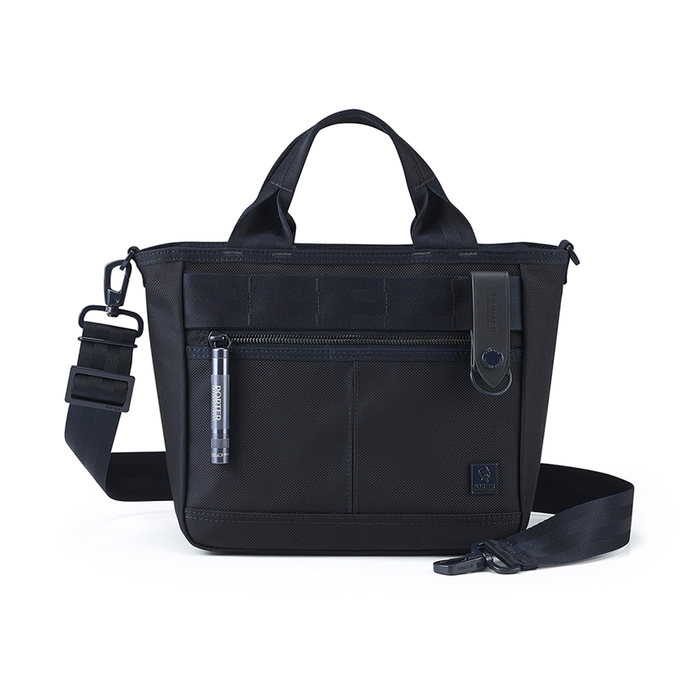 PORTER INTERNATIONAL 自信經典 NEW HEAT系列 手提包_M(深藍)