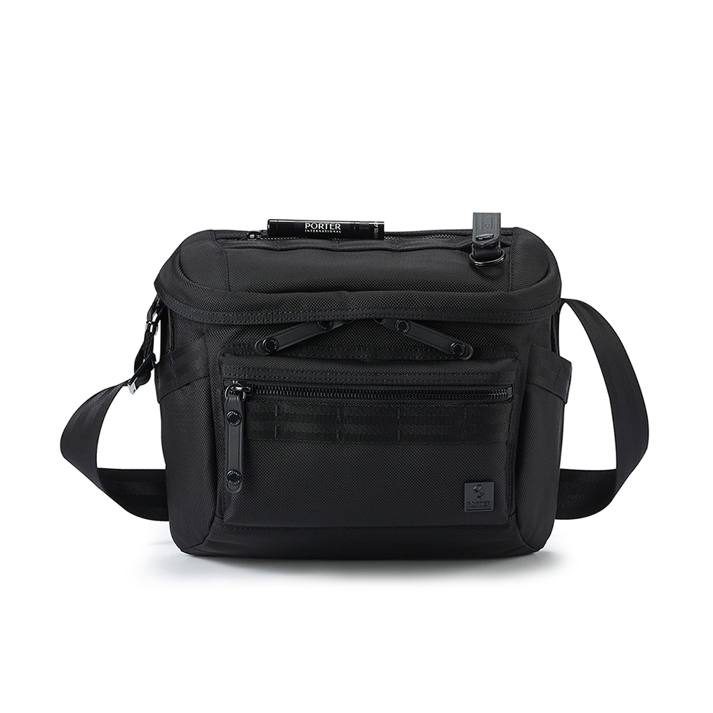 PORTER INTERNATIONAL 自信經典 NEW HEAT系列 斜背包_S (黑色)