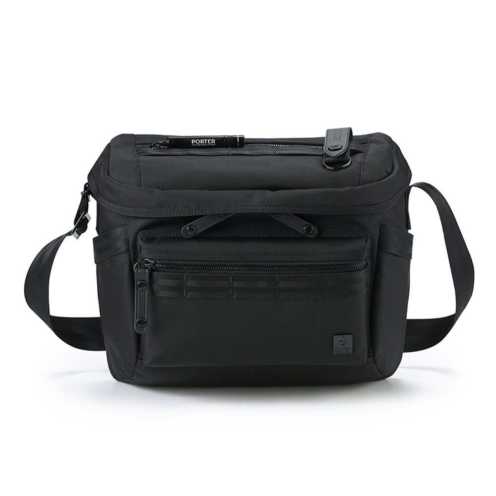 PORTER INTERNATIONAL 自信經典 NEW HEAT系列 斜背包_M (黑色)