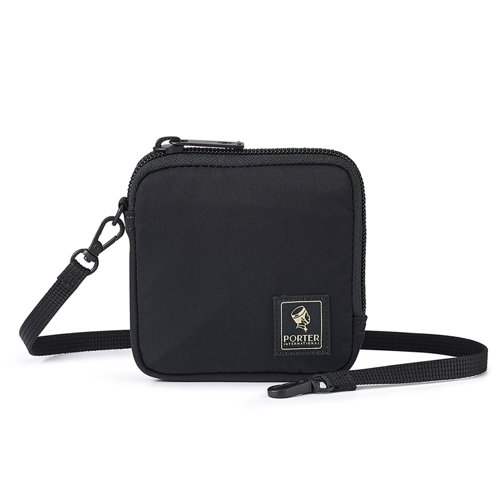 PORTER INTERNATIONAL 方正多層 MID系列 零錢包 (黑色)（其他規格）
