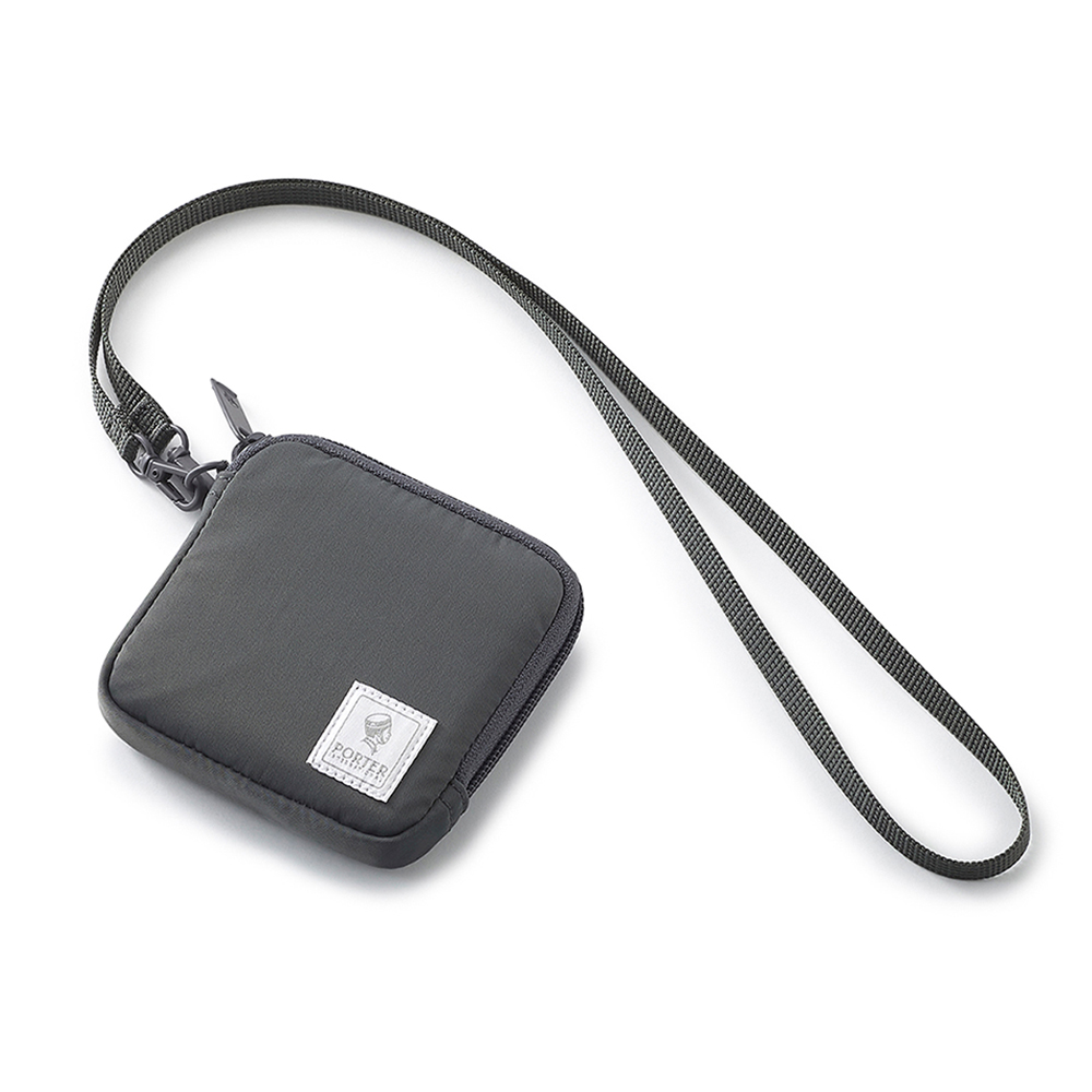 PORTER INTERNATIONAL 方正多層 MID系列 零錢包 (鐵礦灰)（其他規格）