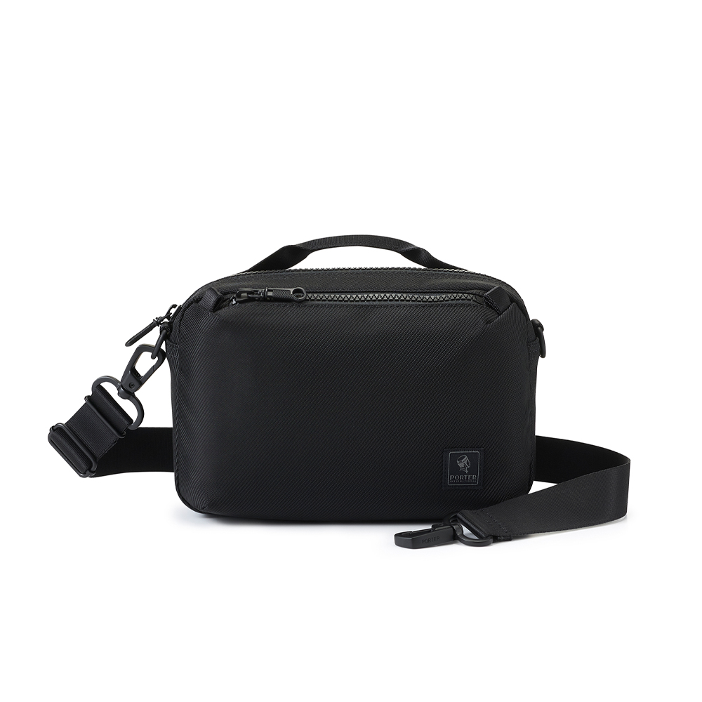PORTER INTERNATIONAL 高效有序 NOMAD系列 斜背包(S)(黑色)
