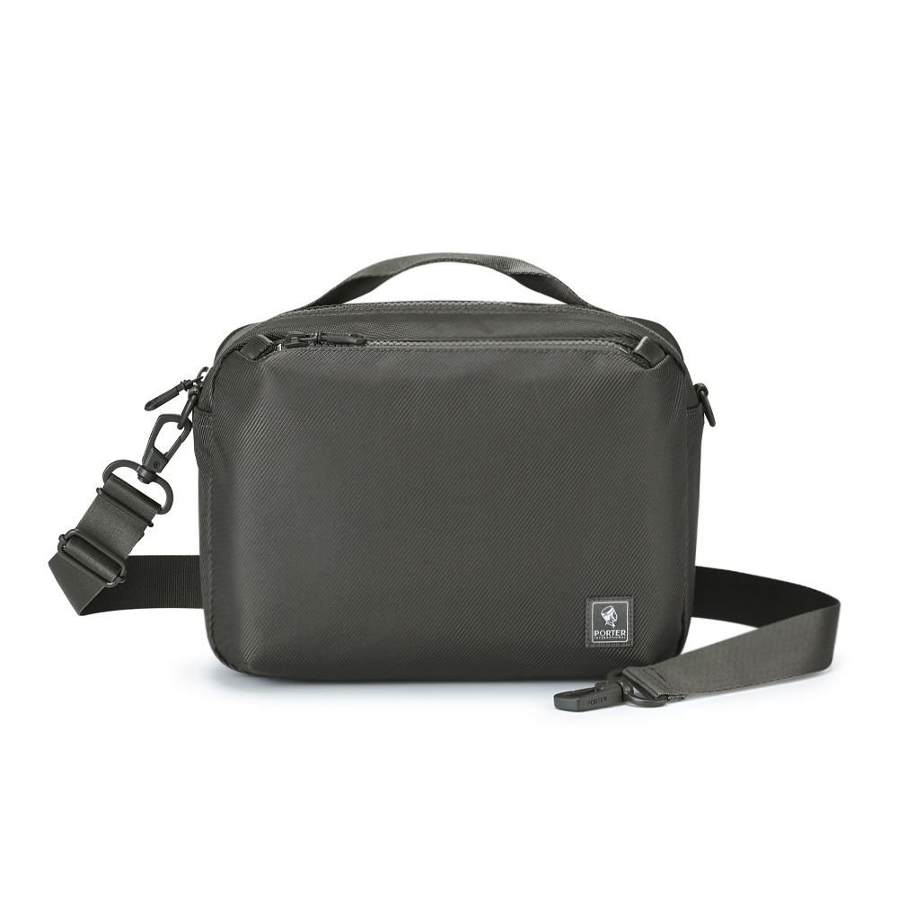 PORTER INTERNATIONAL 高效有序 NOMAD系列  斜背包(M)(灰色)（其他規格）