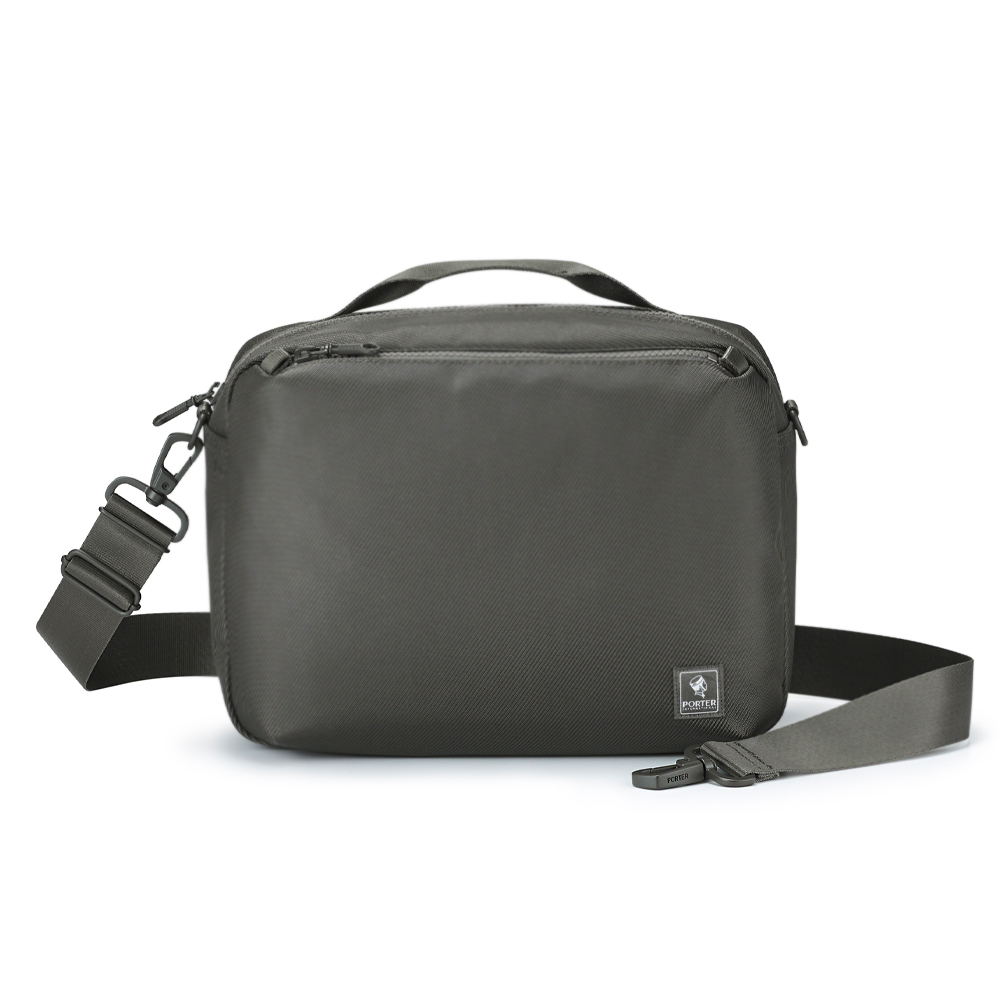 PORTER INTERNATIONAL 高效有序 NOMAD系列 斜背包(L)(灰色)