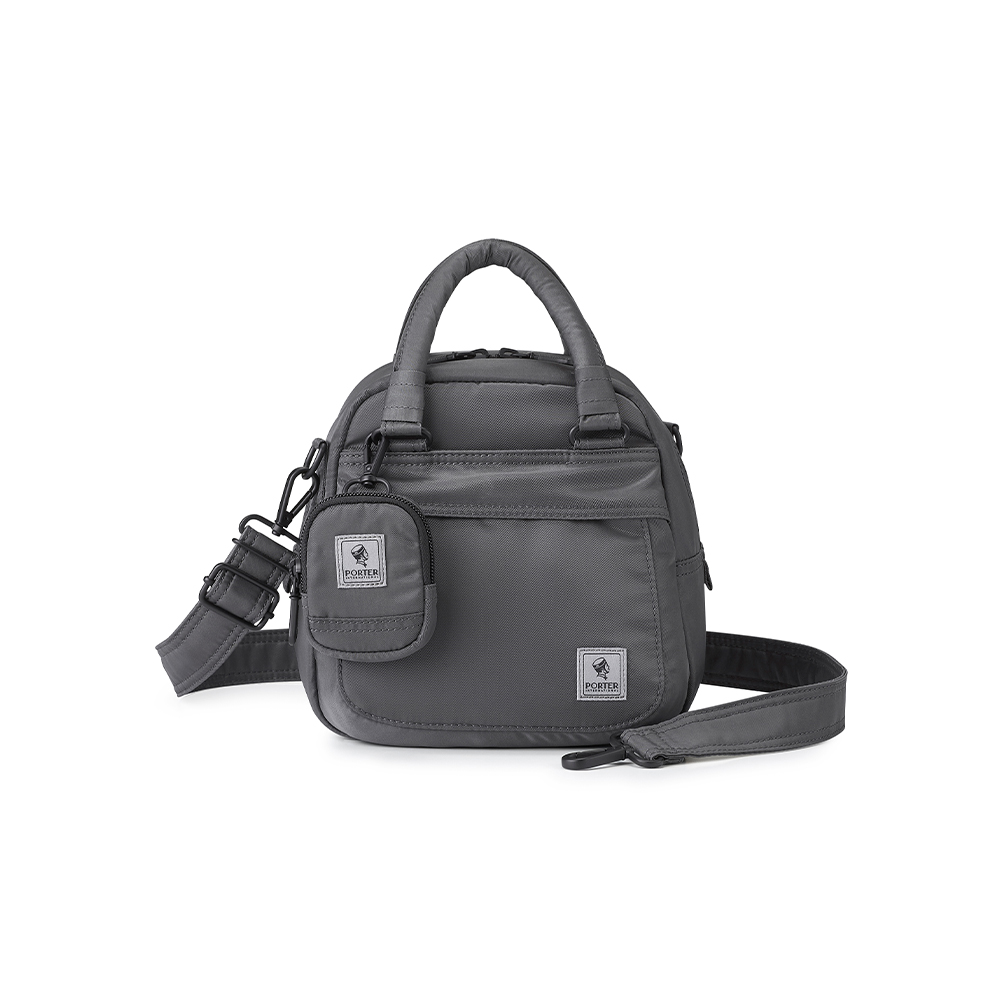 PORTER INTERNATIONAL 充裕隨行 HARBOR系列 手提包 (灰色)