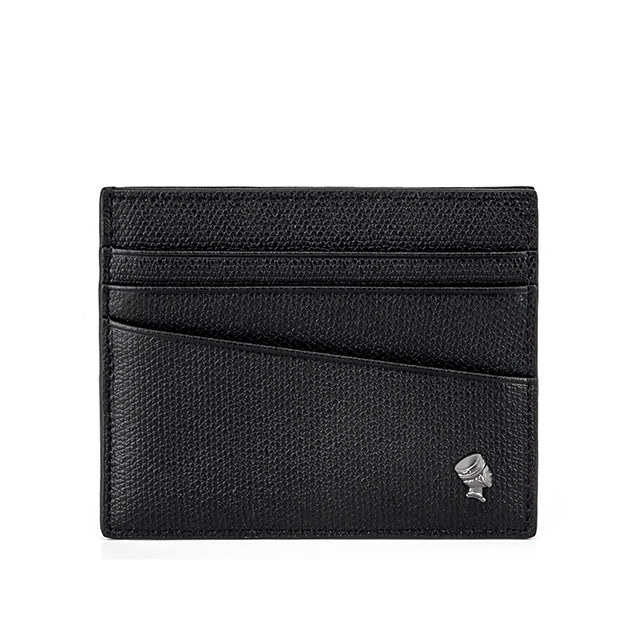 PORTER INTERNATIONAL 簡約時尚 LOGIC系列 真皮卡夾 (黑)