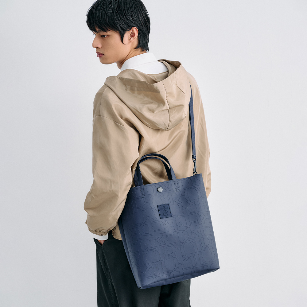 PORTER INTERNATIONAL 雷雕新韻 RENEW 托特包_L(藍)