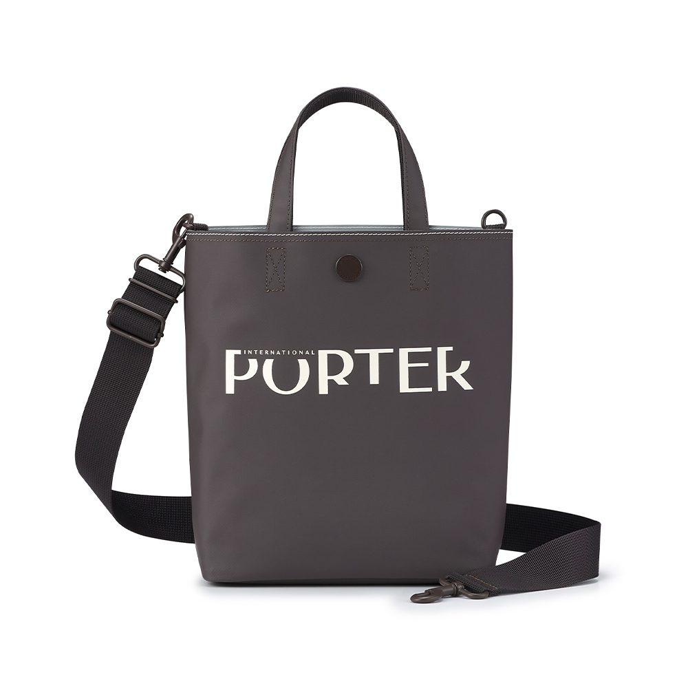 PORTER INTERNATIONAL 復古新穎 GAP系列 手提包 (咖啡色)
