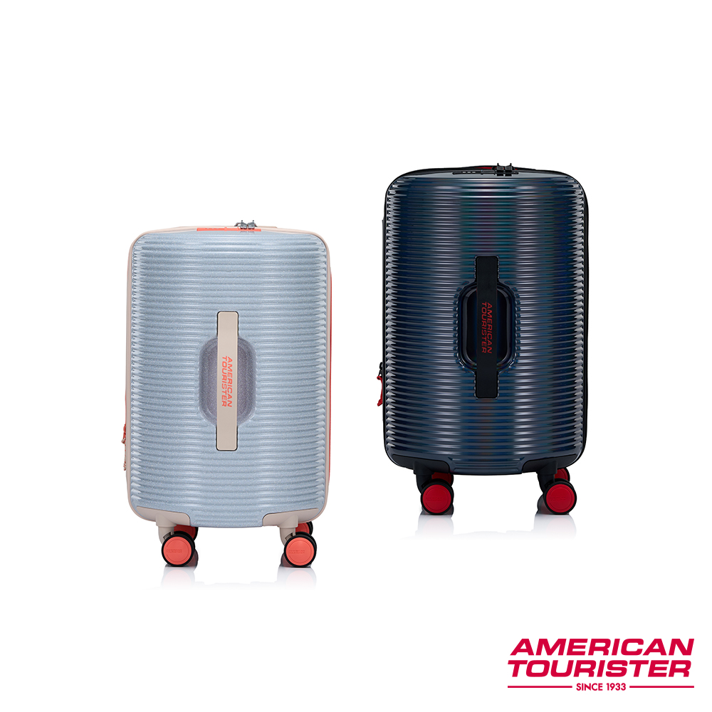 American Tourister 美國旅行者 18吋 ROLLIO U 圓桶可擴充PC行李箱/圈圈箱/旅行箱/登機箱(多色可選)