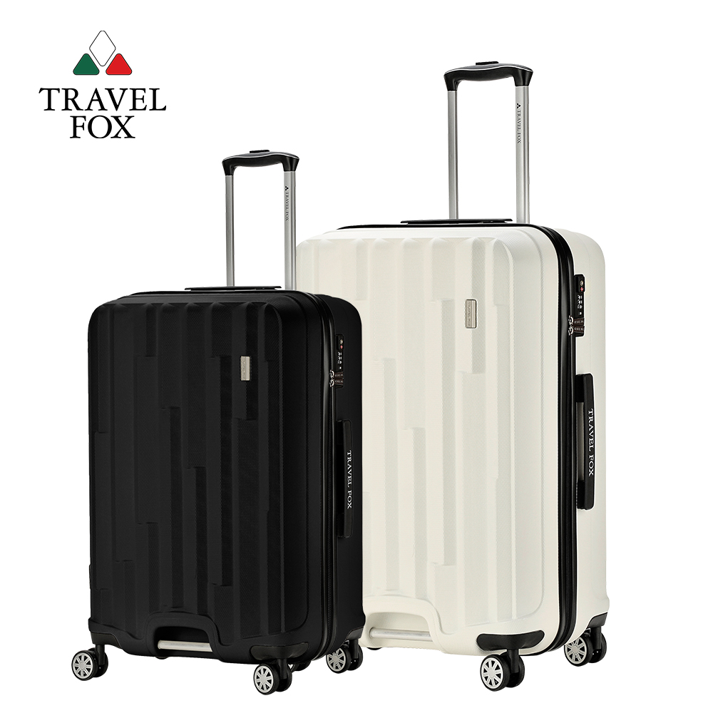 TRAVEL FOX 旅狐 25+29吋尊爵經典拉鍊箱 TSA海關鎖 輔助把手 靜音飛機輪 旅行箱 行李箱 兩件組