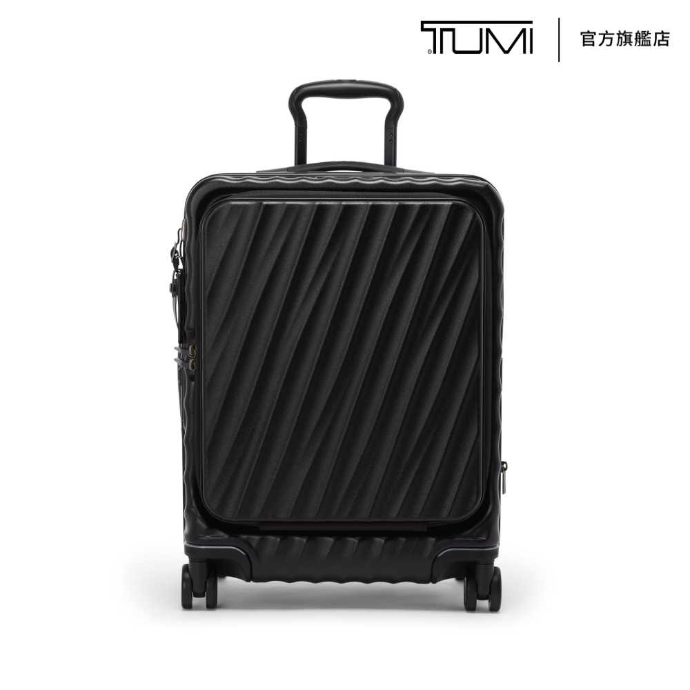 TUMI 19 Degree Front Access 大型前開式可擴展可擴充登機箱/行李箱 - 黑色紋理