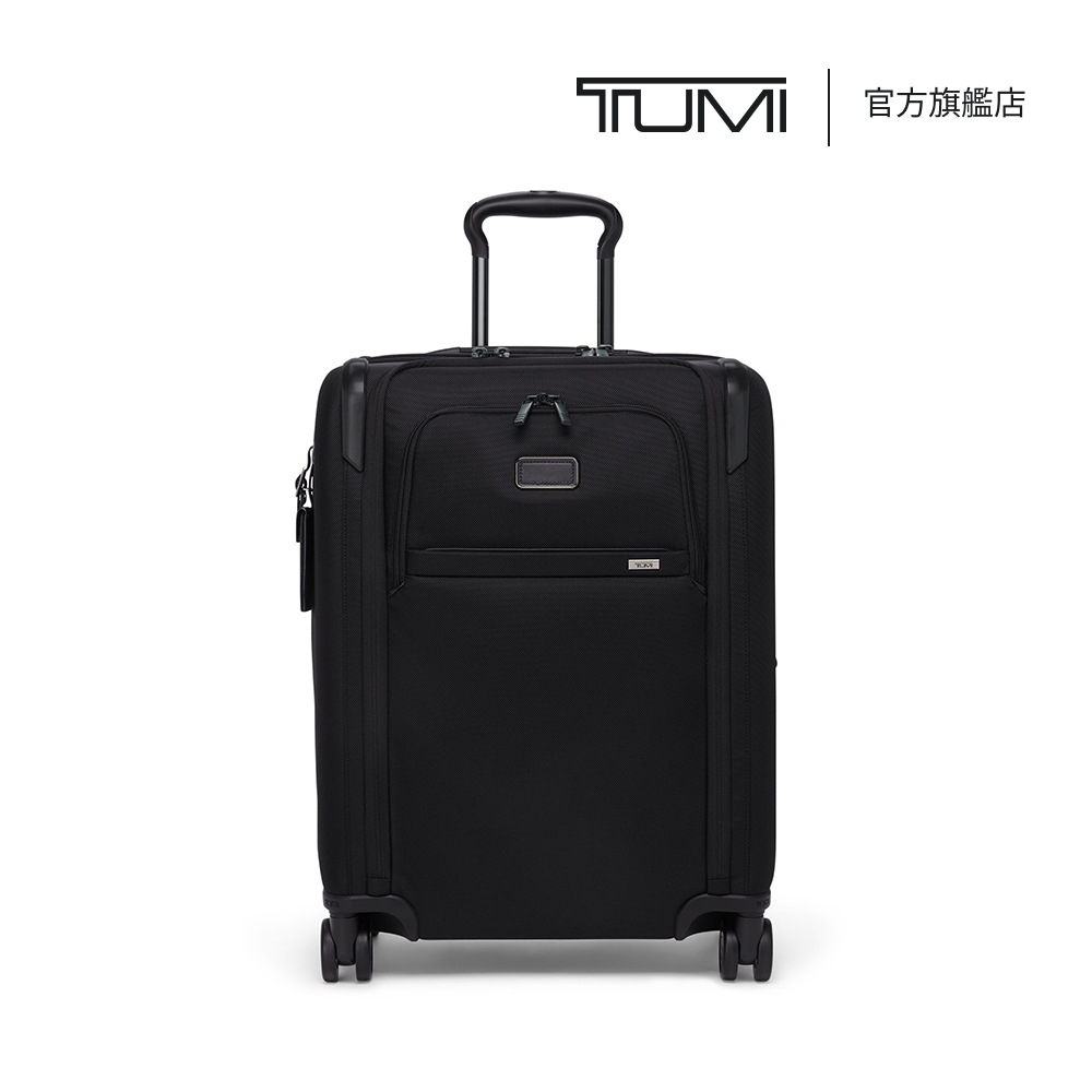 TUMI Alpha 大型洲際雙向開口可擴展可擴充登機箱/行李箱 - 黑色