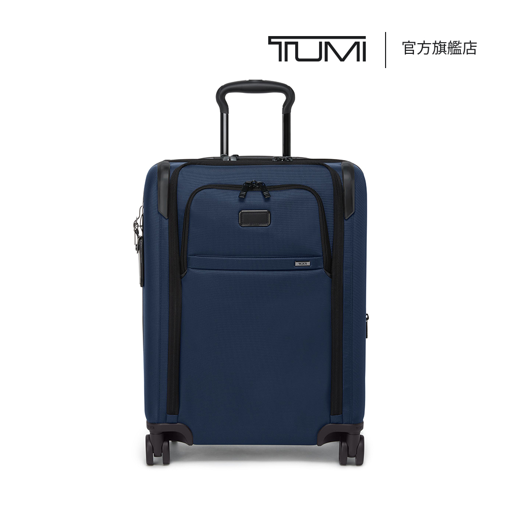 TUMI Alpha 大型洲際雙向開口可擴展可擴充登機箱/行李箱 - 海軍藍