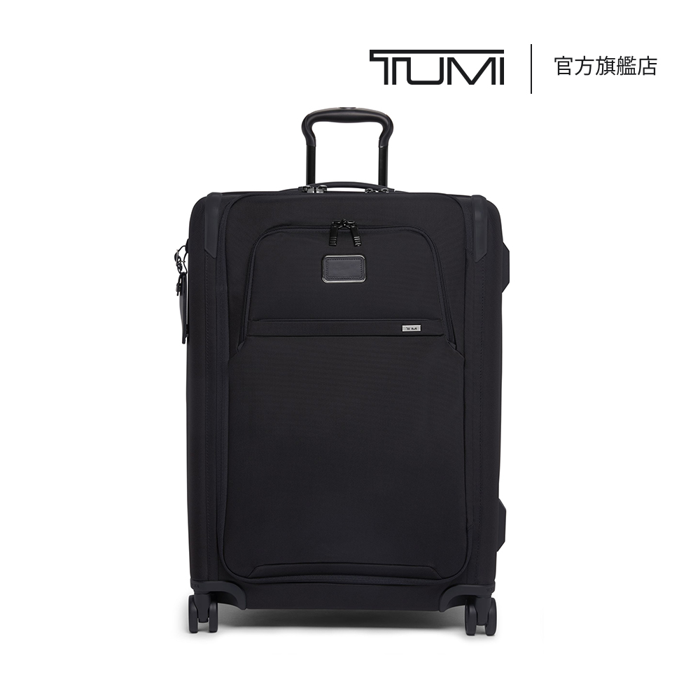 TUMI Alpha 26 吋雙向開口可擴展可擴充彈道尼龍行李箱 - 黑色