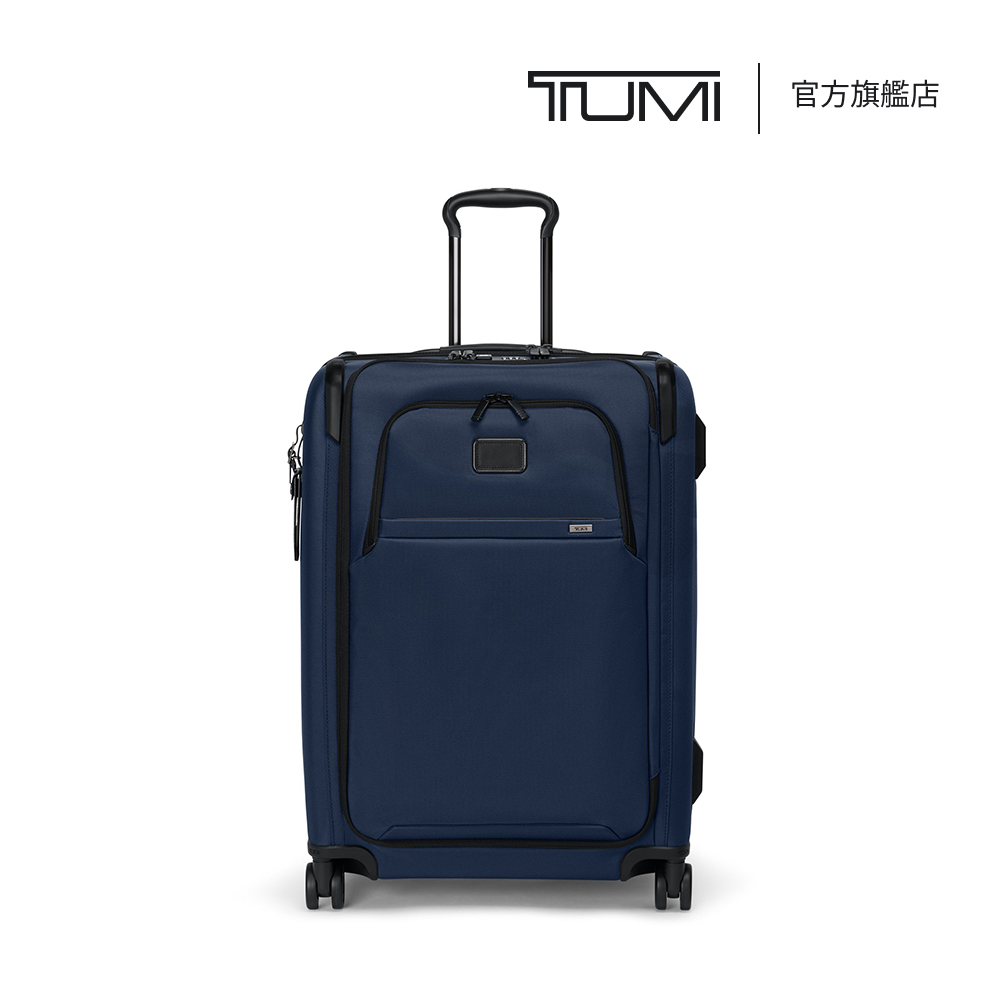 TUMI Alpha 26 吋雙向開口可擴展可擴充彈道尼龍行李箱 - 海軍藍