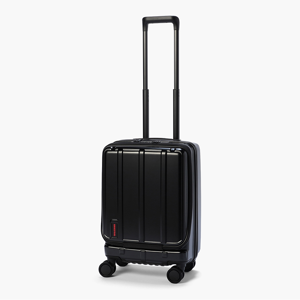 BRIEFING 20吋 HARD CASE H-34F 旅行箱 行李箱-黑色 (前開+對開雙開箱/登機箱/TSA密碼鎖/純PC/USB孔)